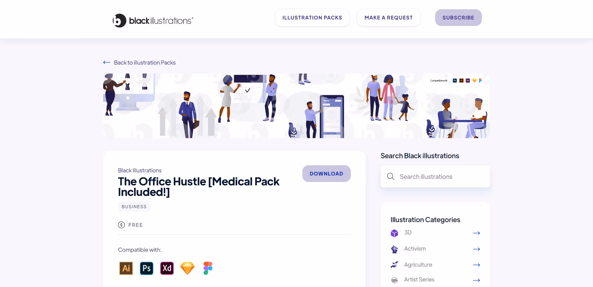Black Illustrations Free Illustrations for Marketers and Designers