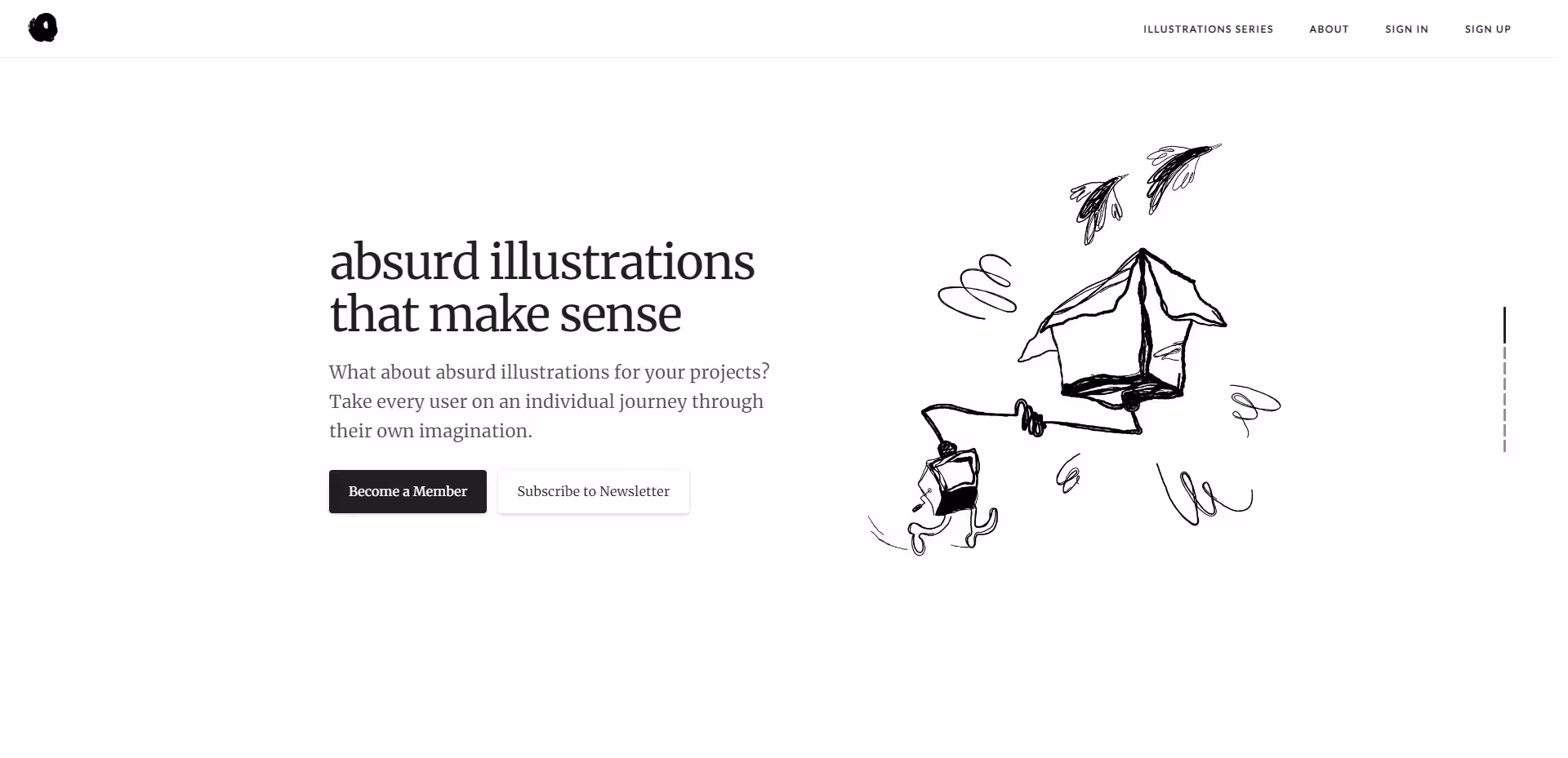 Absurd Illustrations - Free Illustrations for Marketers and Designers