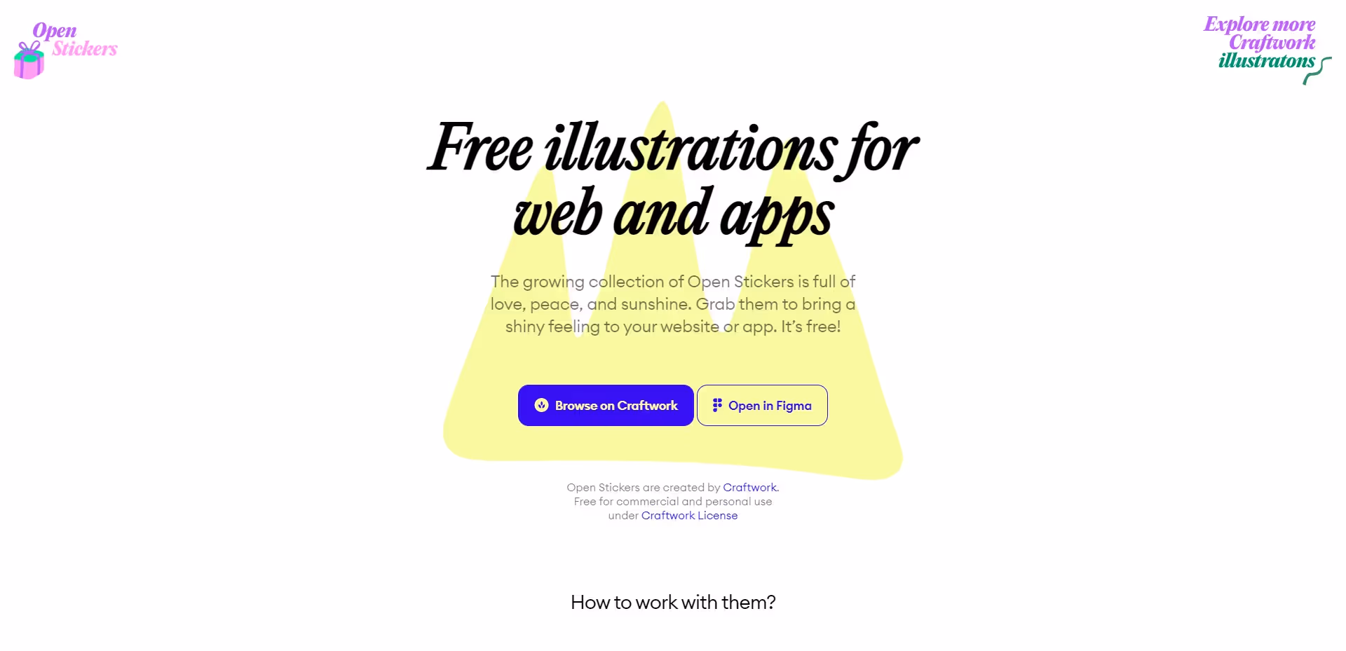 Open Stickers Free Illustrations for Marketers and Designers