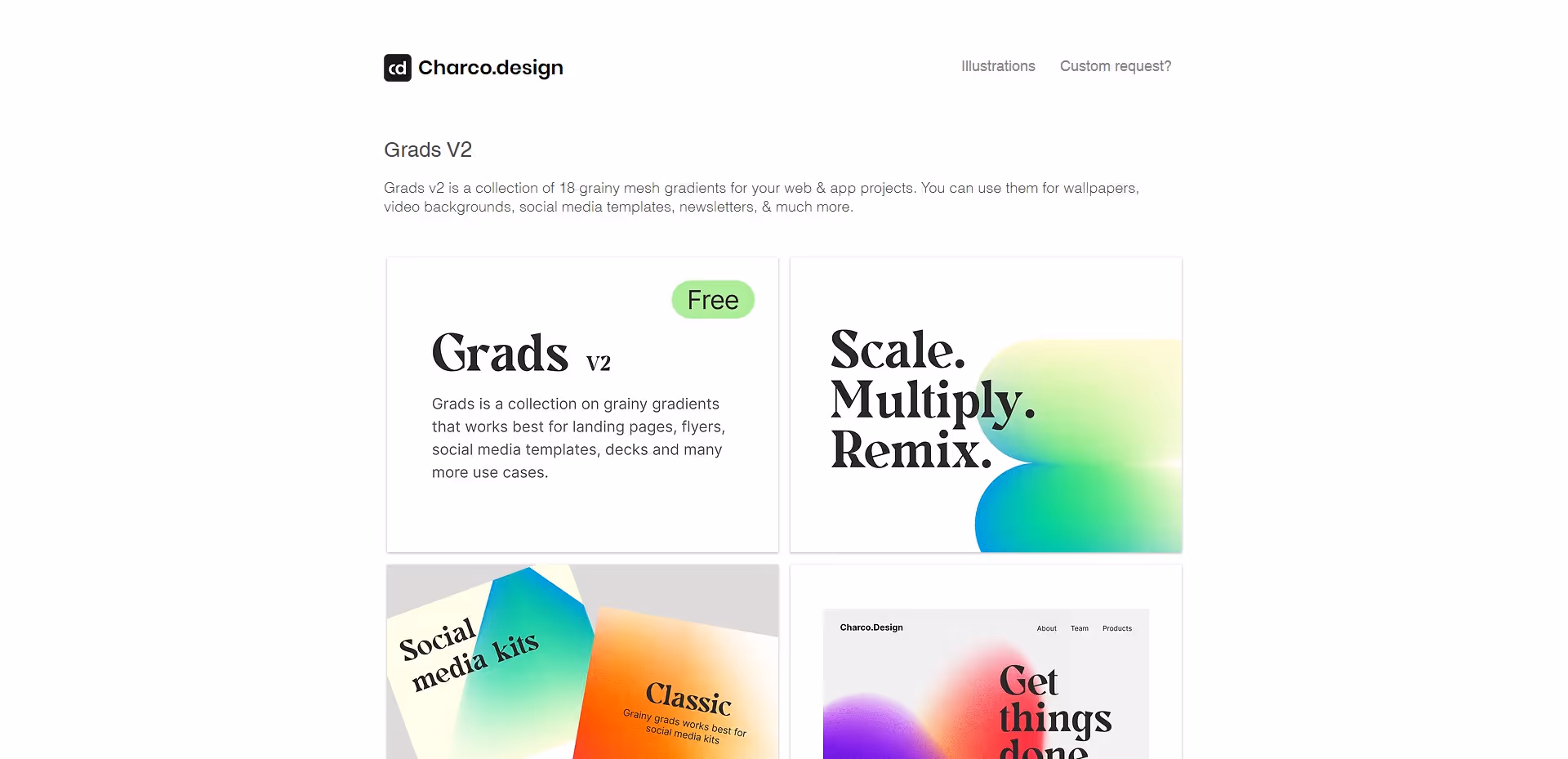 Grads V2 Free Illustrations for Marketers and Designers