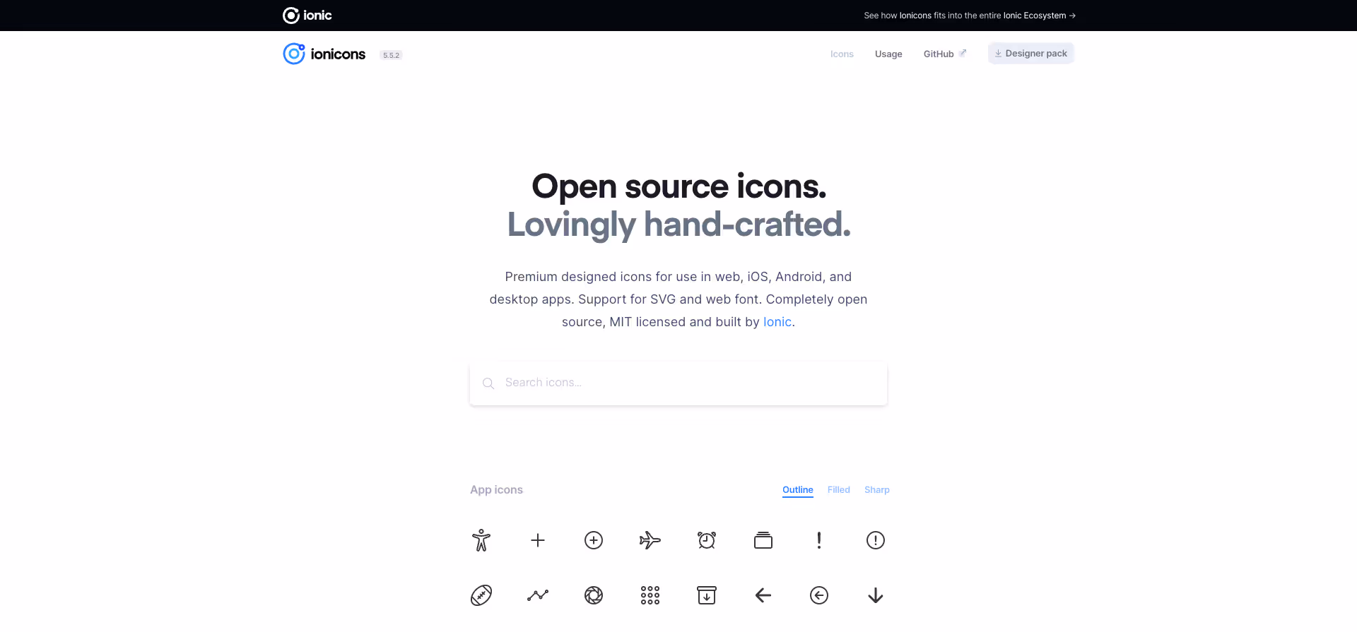 Ionicons-kostenlose-icons