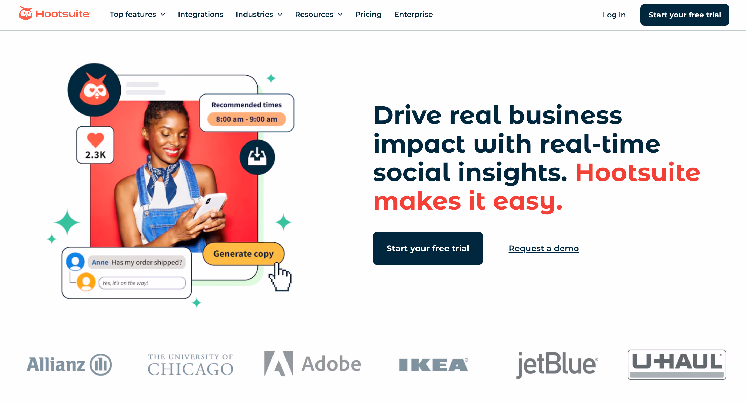 one of the inbound marketing tools called hootsuite