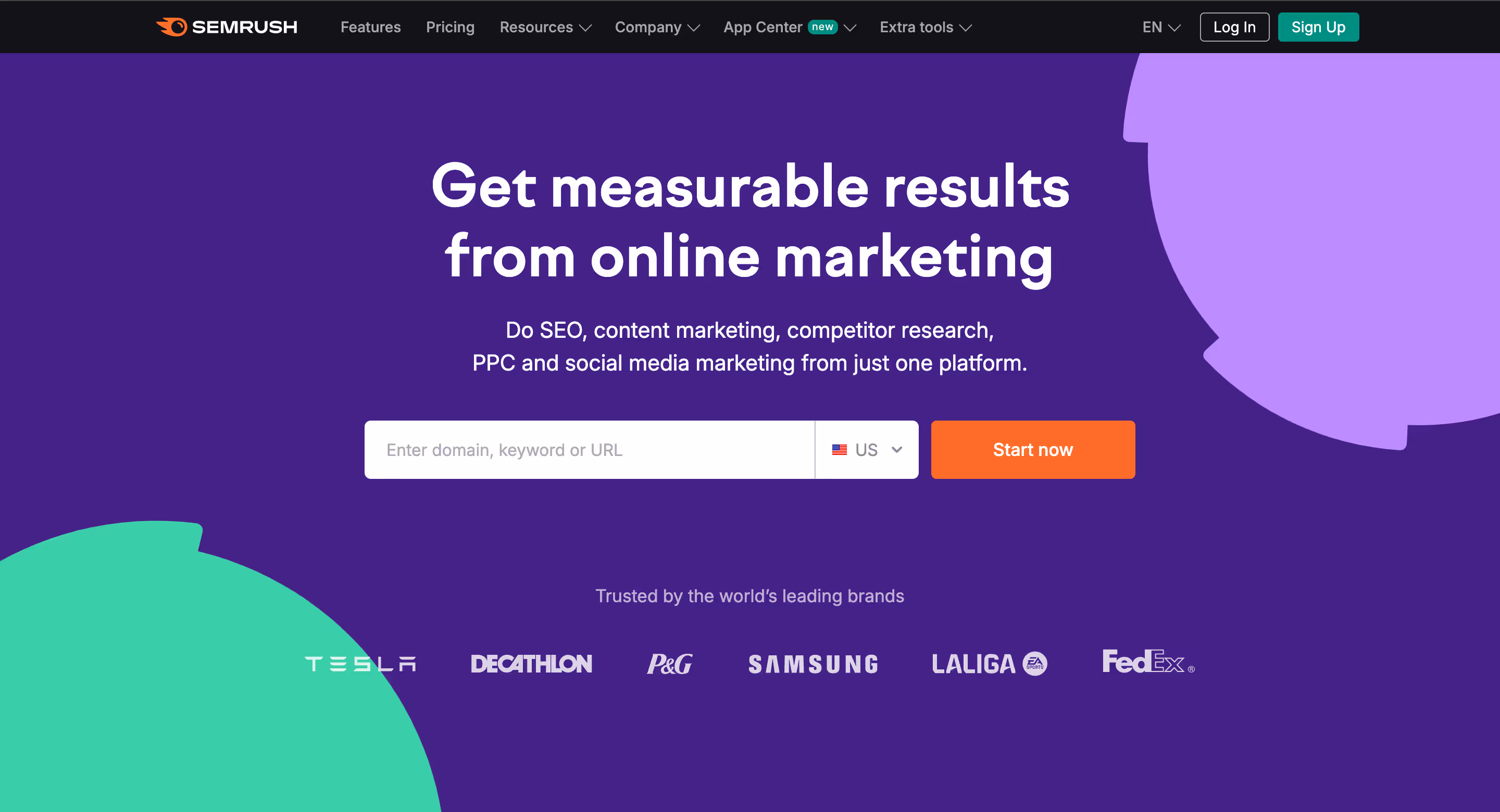 one of the inbound marketing tools called semrush