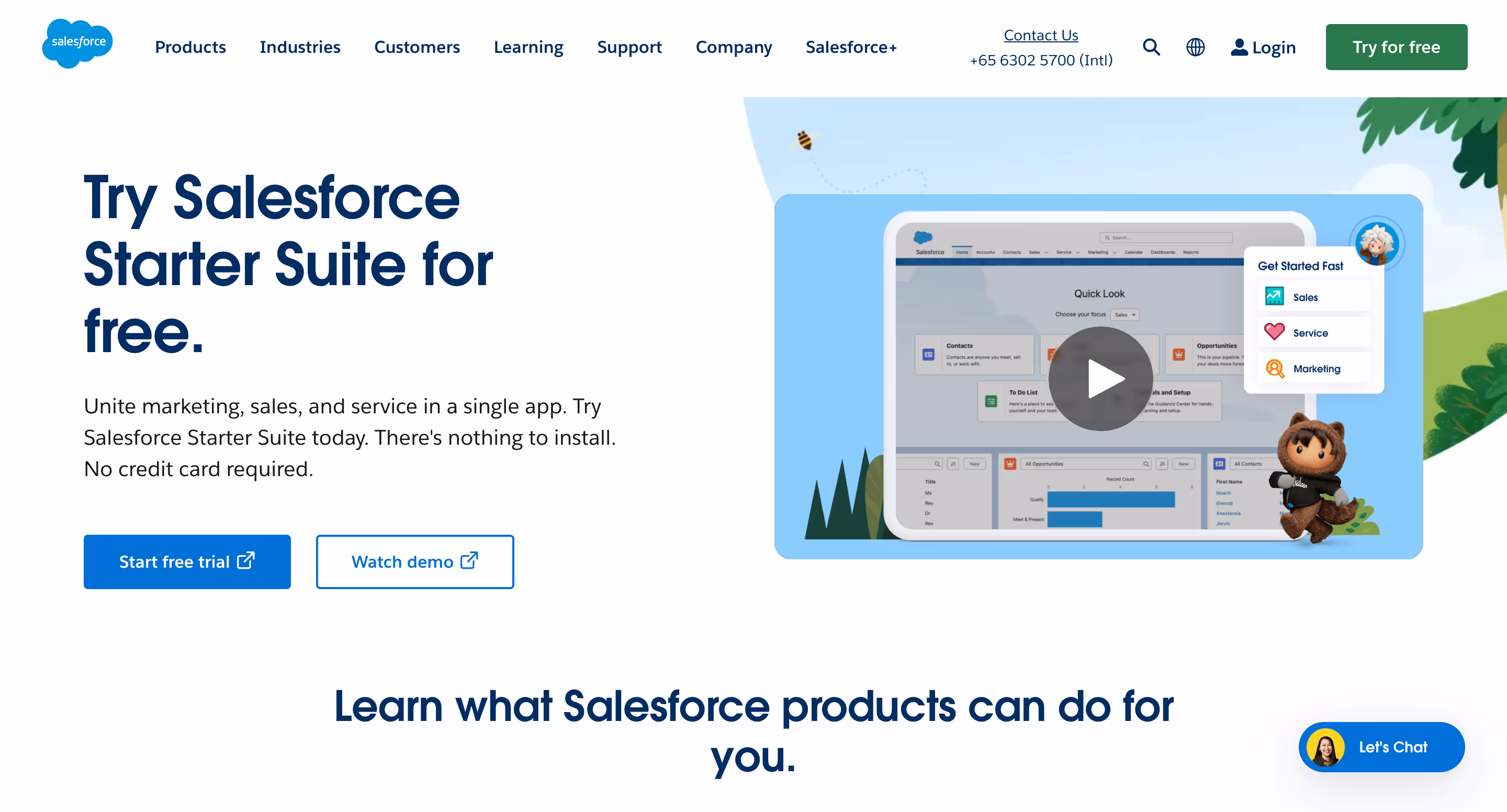 one of the inbound marketing tools called salesforce