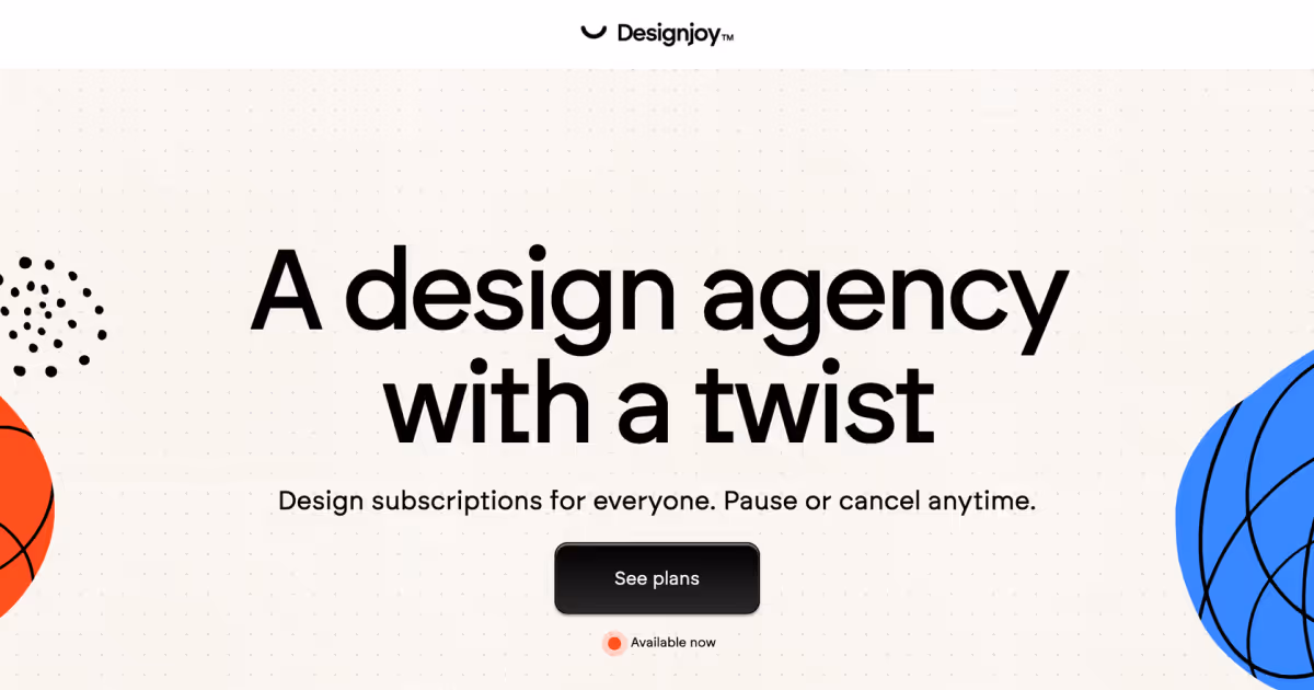 Designjoy unlimited graphic design service