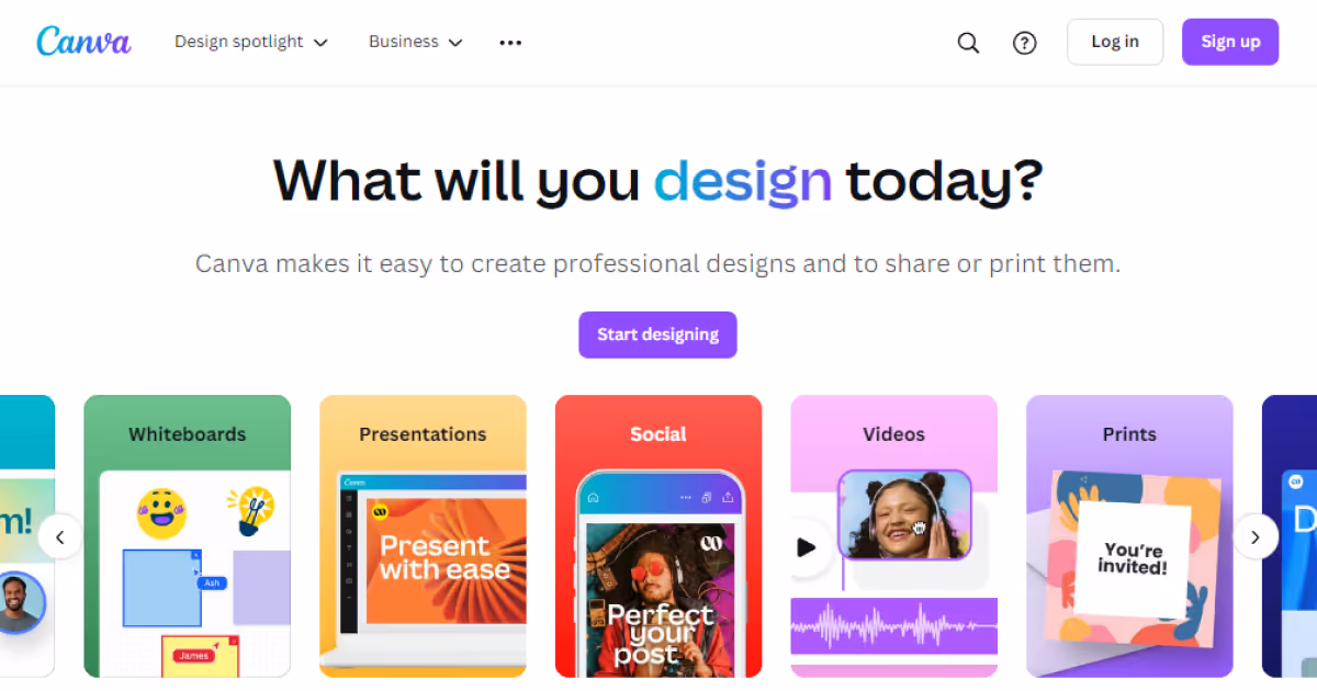 web design software called canva
