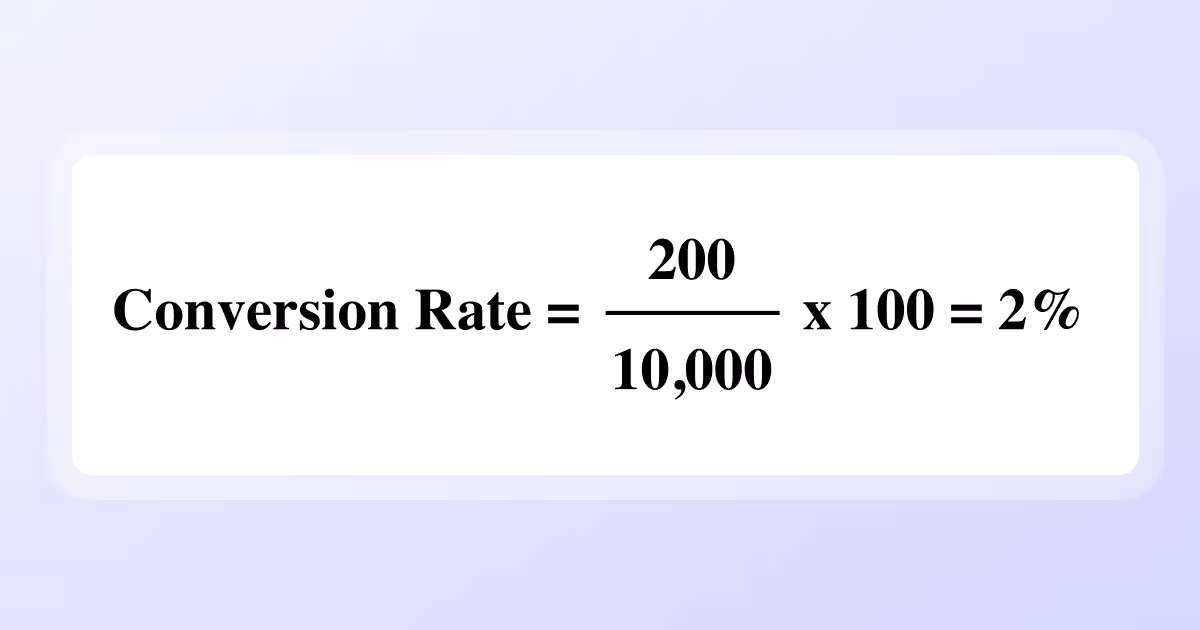 how to calculate conversion rate for ecommerce