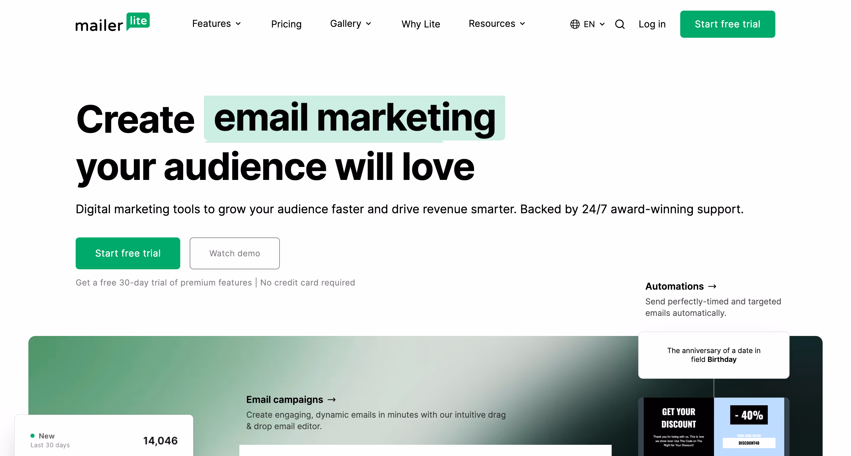 One of the marketing agency tools called Mailerlite