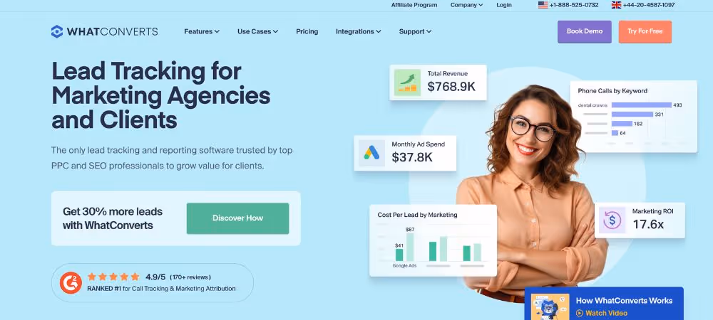 One of the conversion optimization tools called WhatConverts
