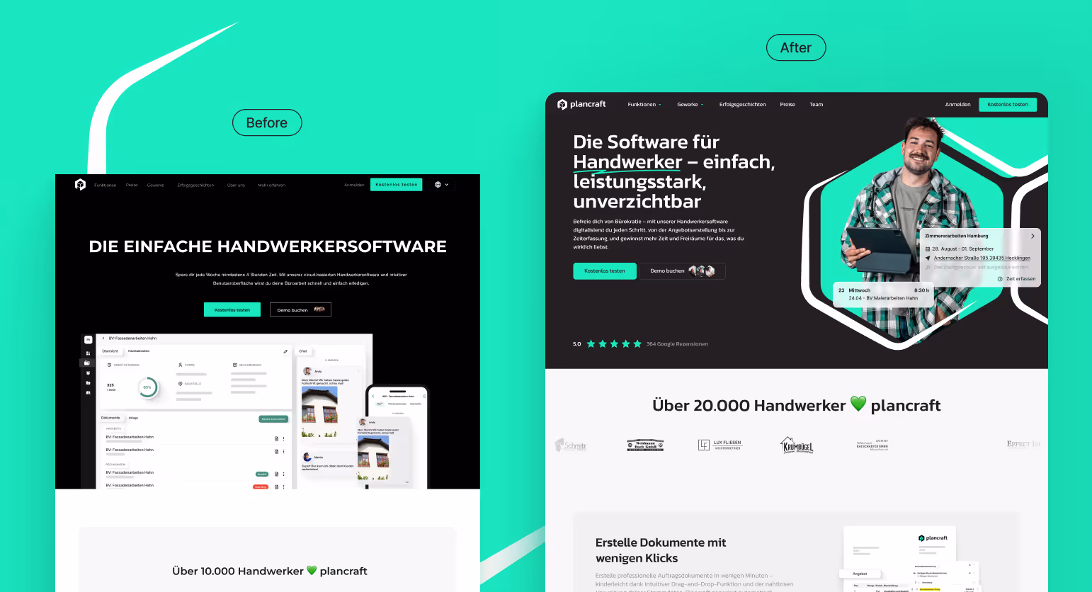 saas-website-before-after