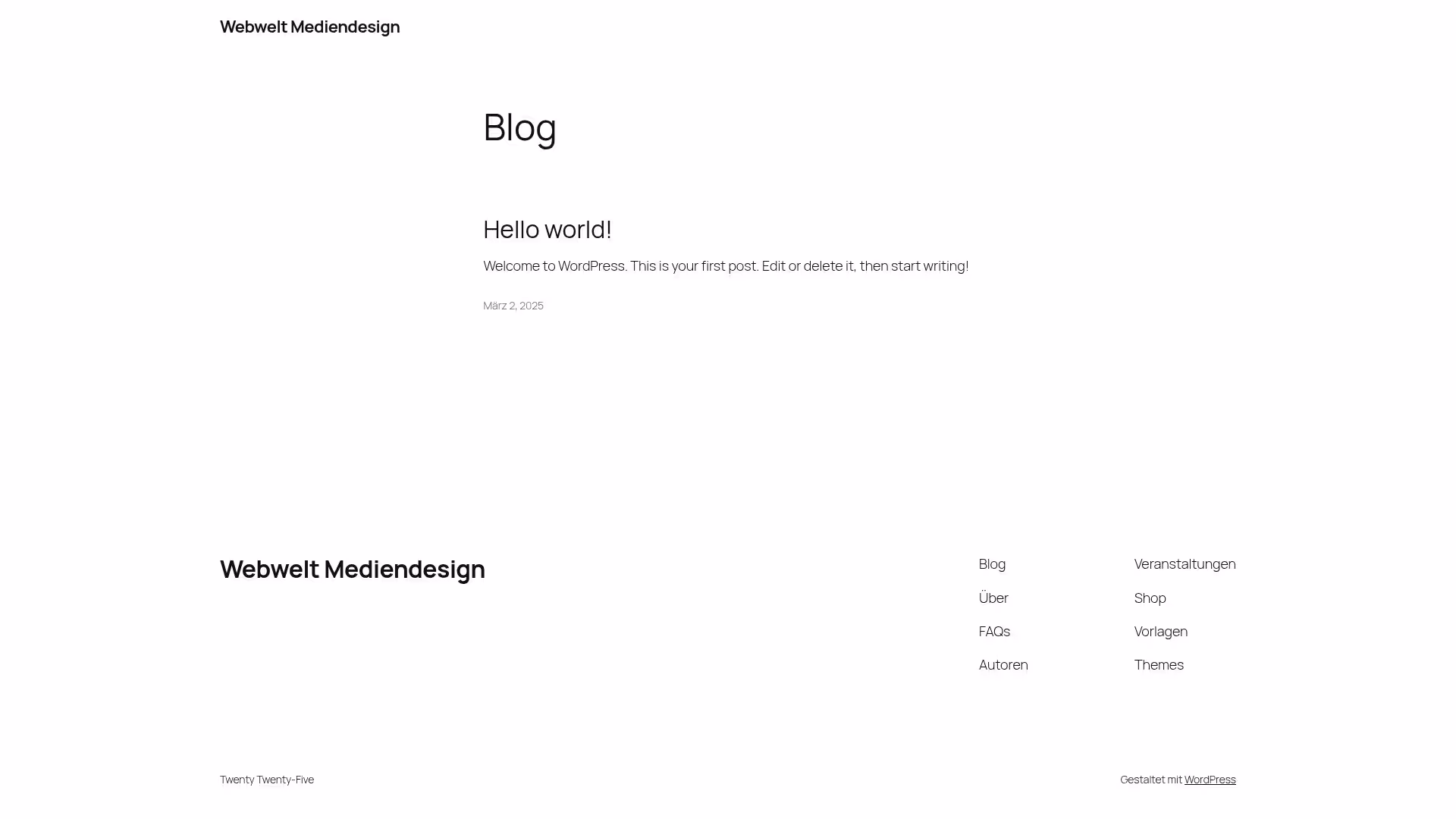 Webweltmediendesign