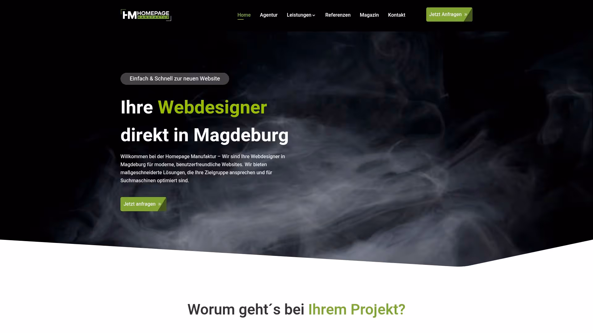 Homepage Manufaktur