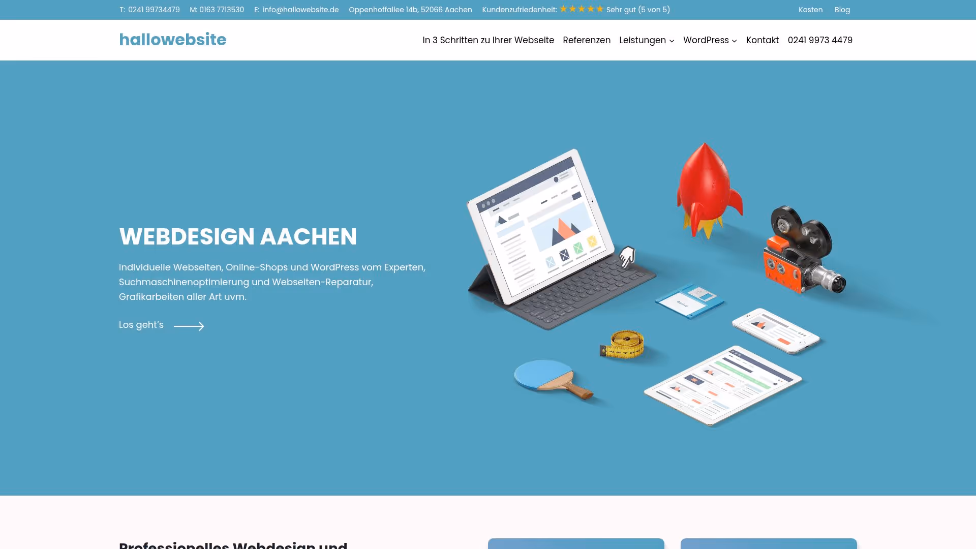 Hallowebsite