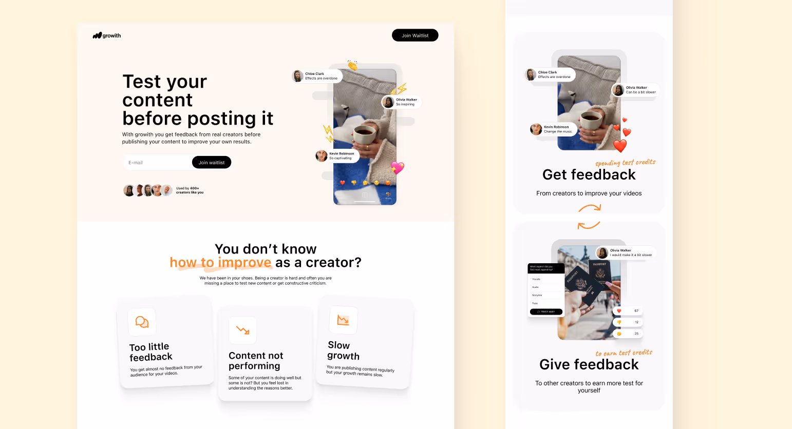 web design and webflow development for growith