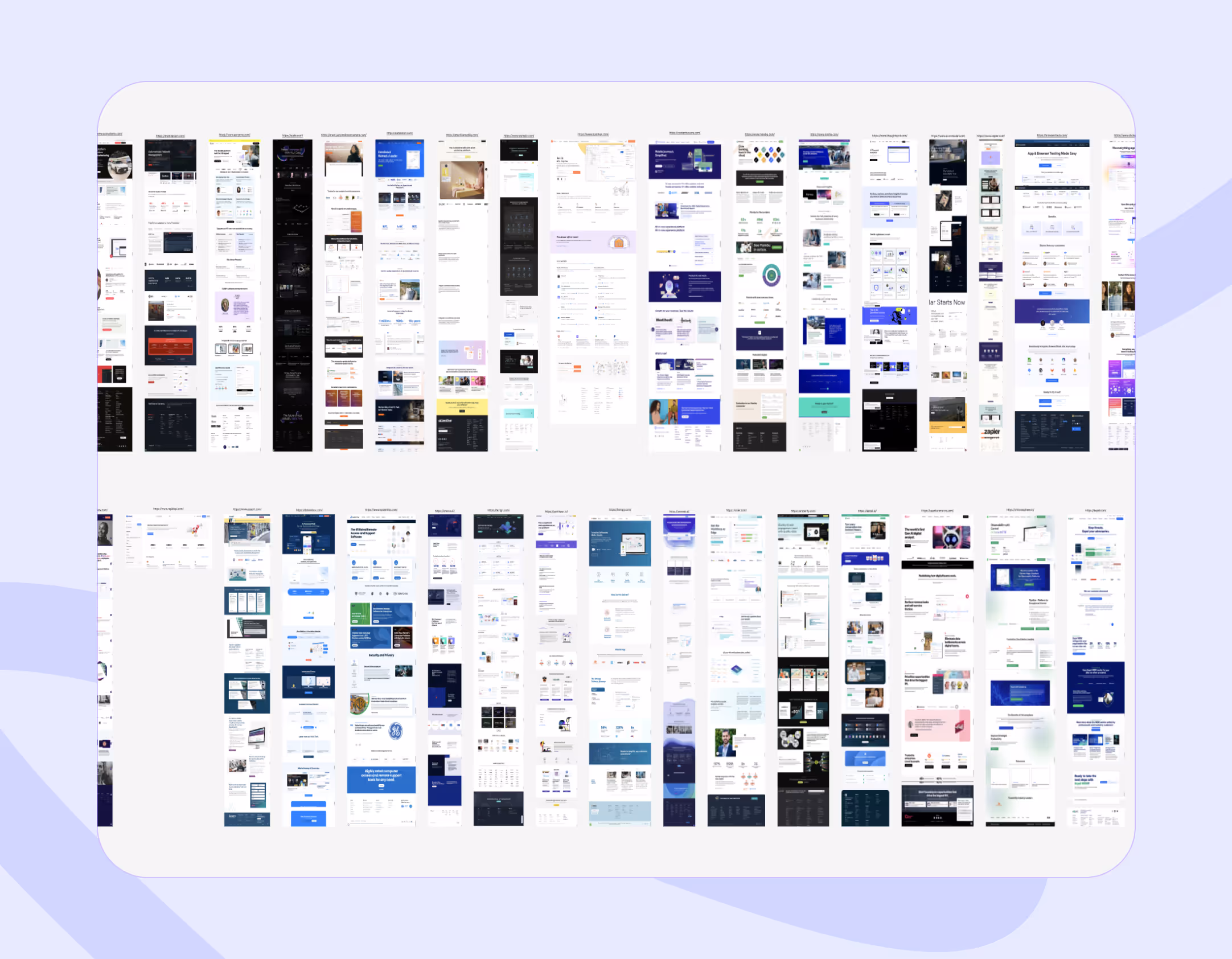 150+ SaaS Unicorn Landing Pages