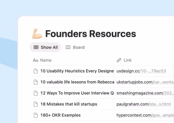 Founder Resources