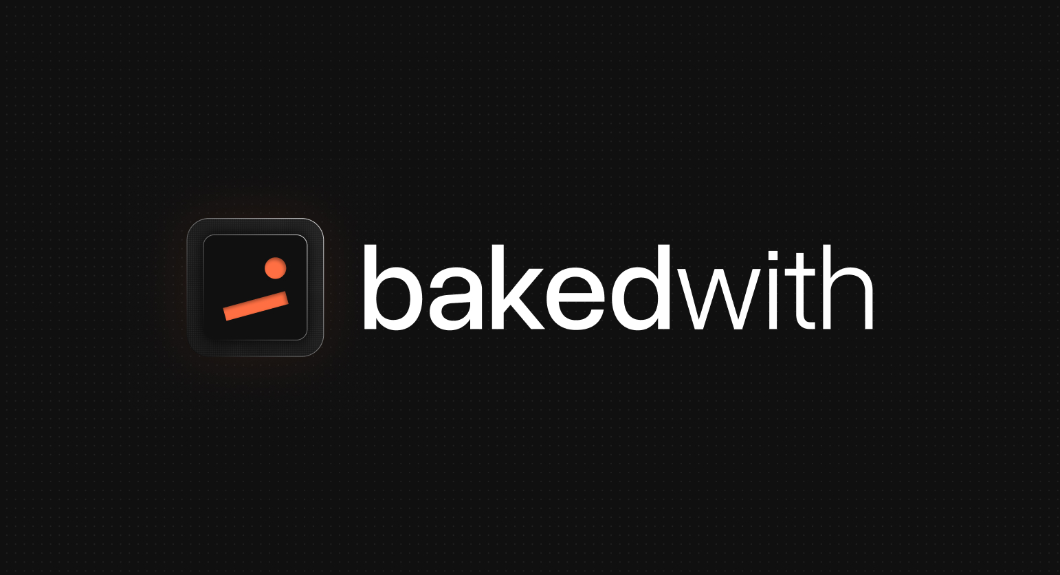 bakedwith logo design