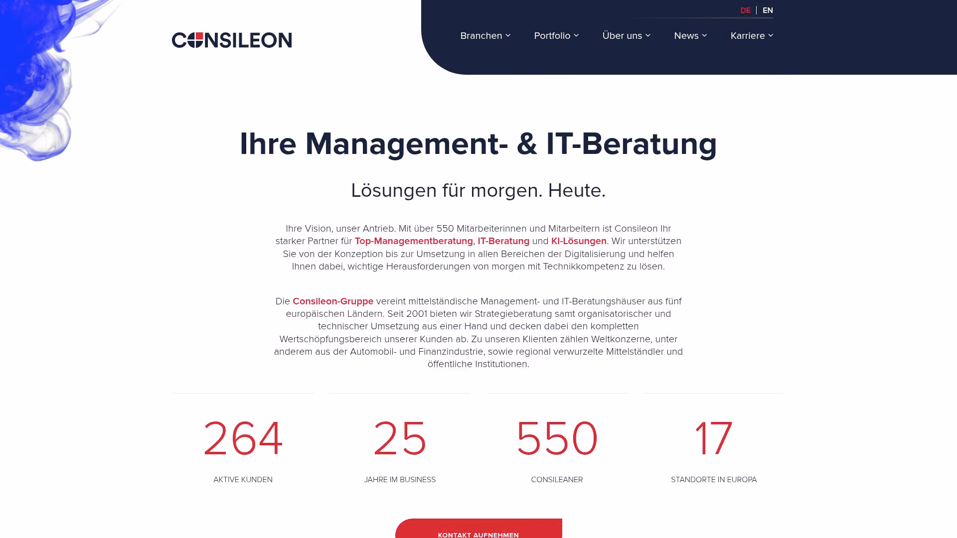 Consileon – Top-Management-Beratung trifft KI