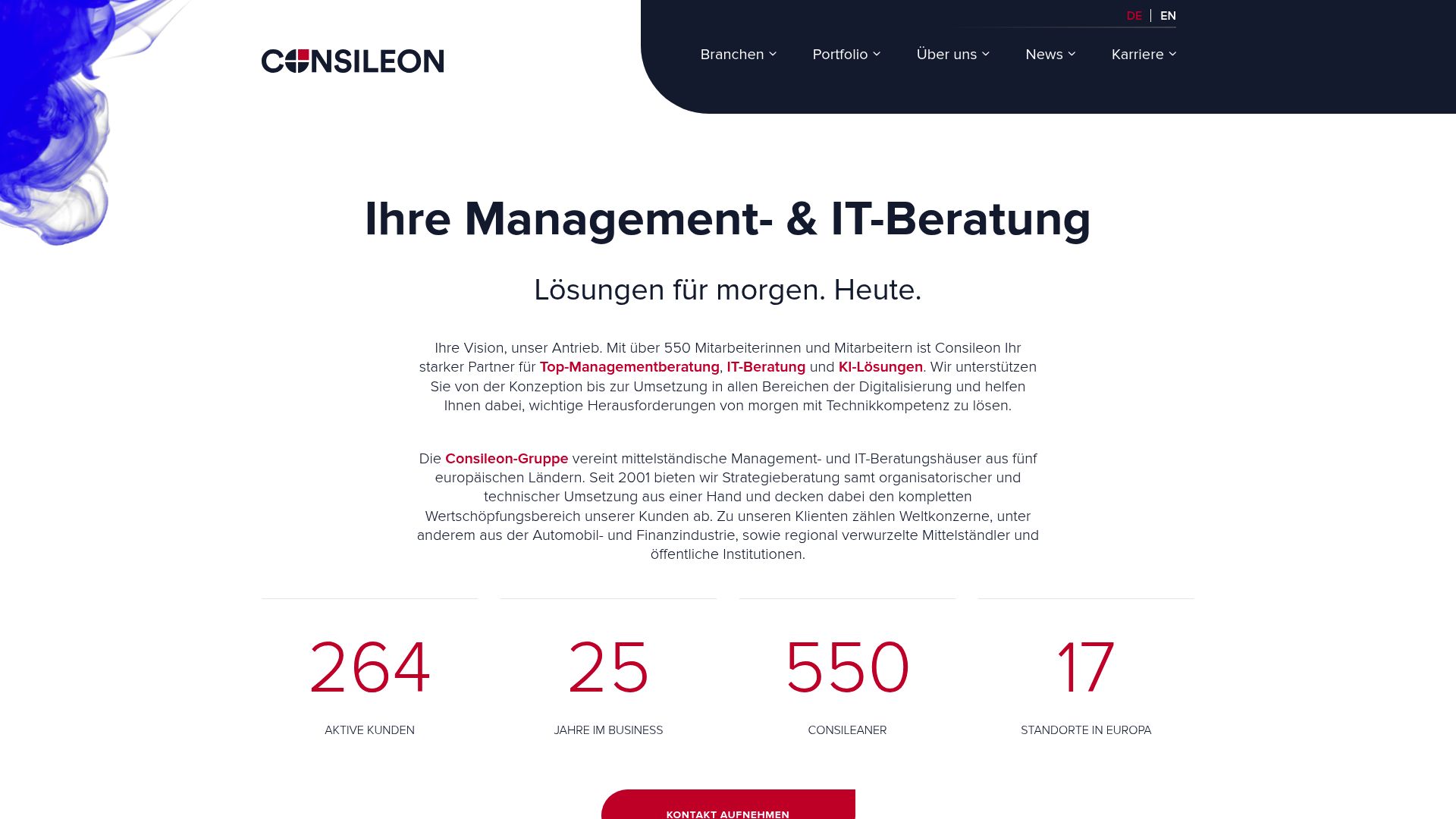 Consileon – Top-Management-Beratung trifft KI