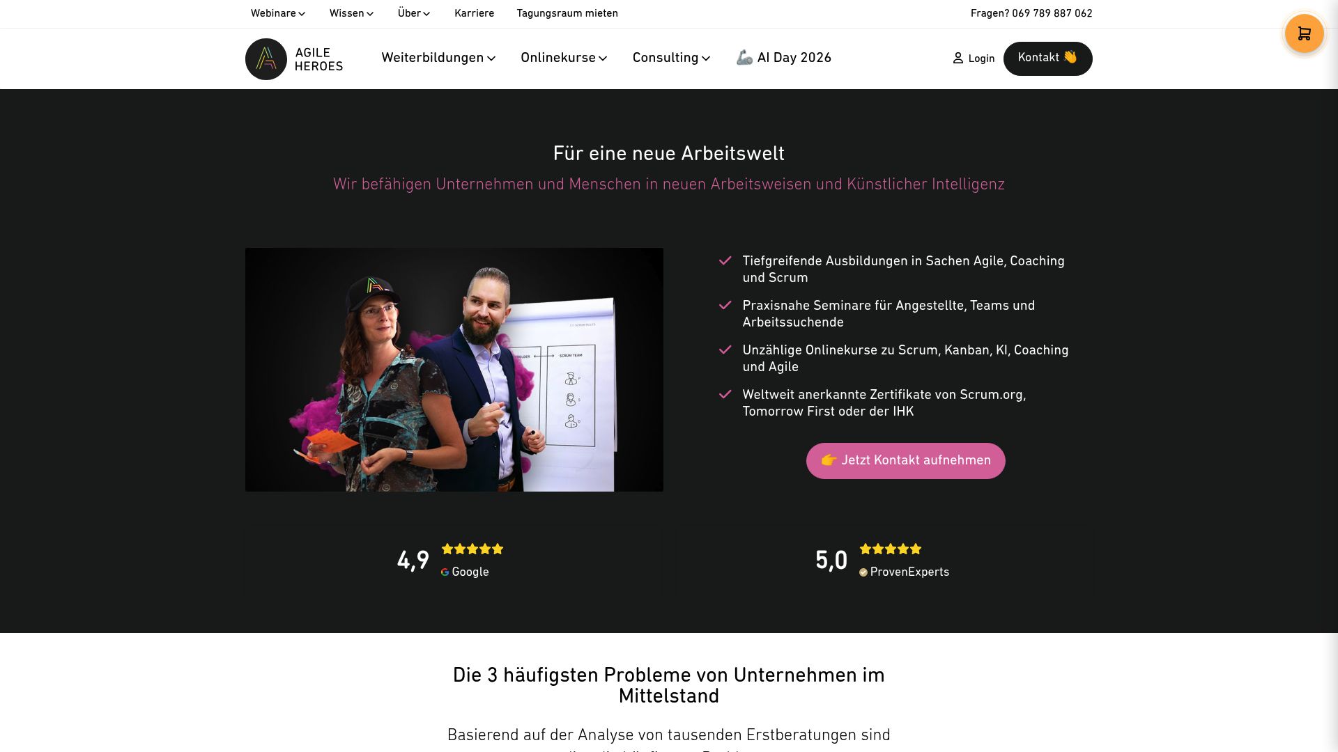 Agile Heroes GmbH – KI trifft agile Transformation