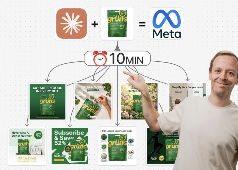 Meta ad system (Claude + Nano Banana)