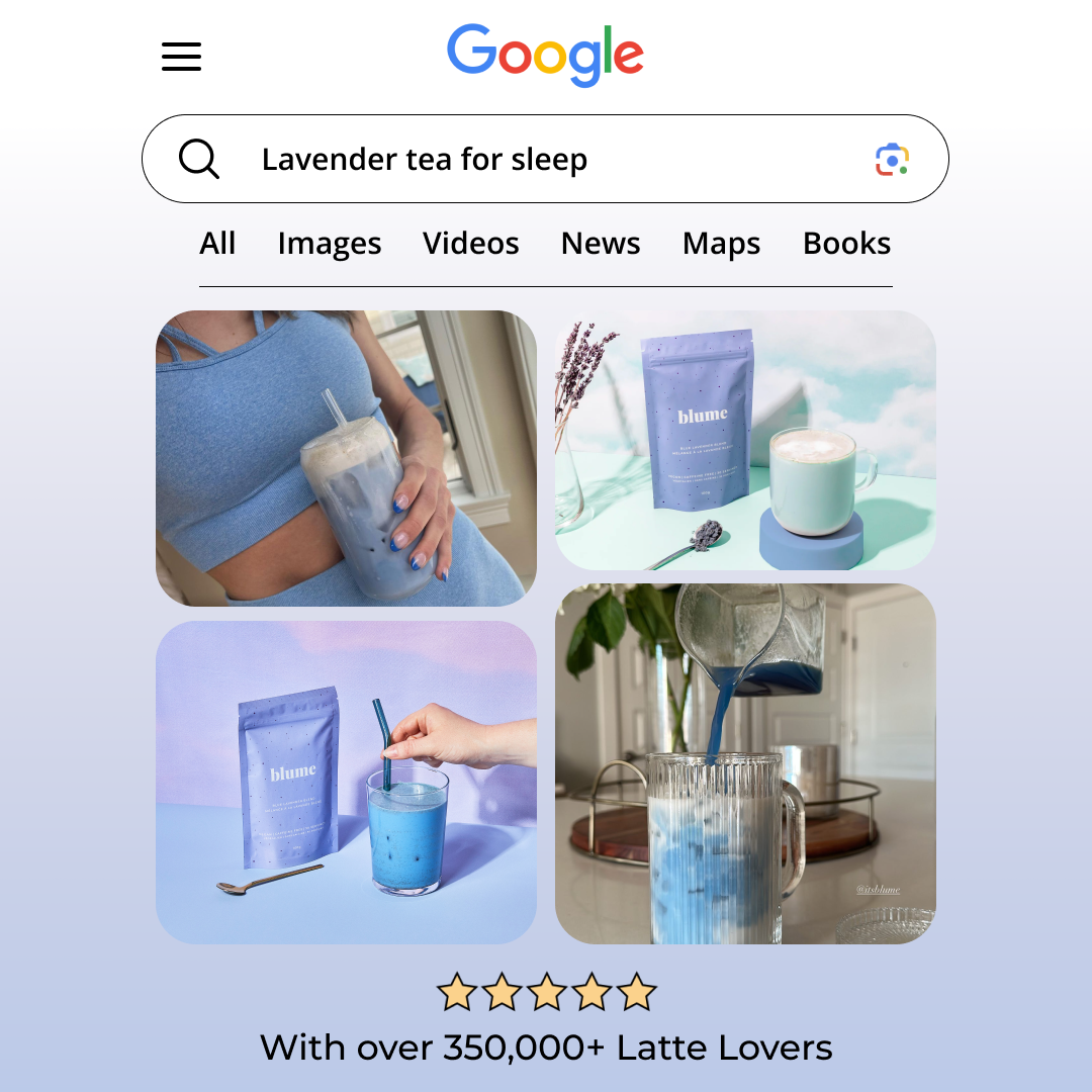 Instagram ad template: Google search ad example
