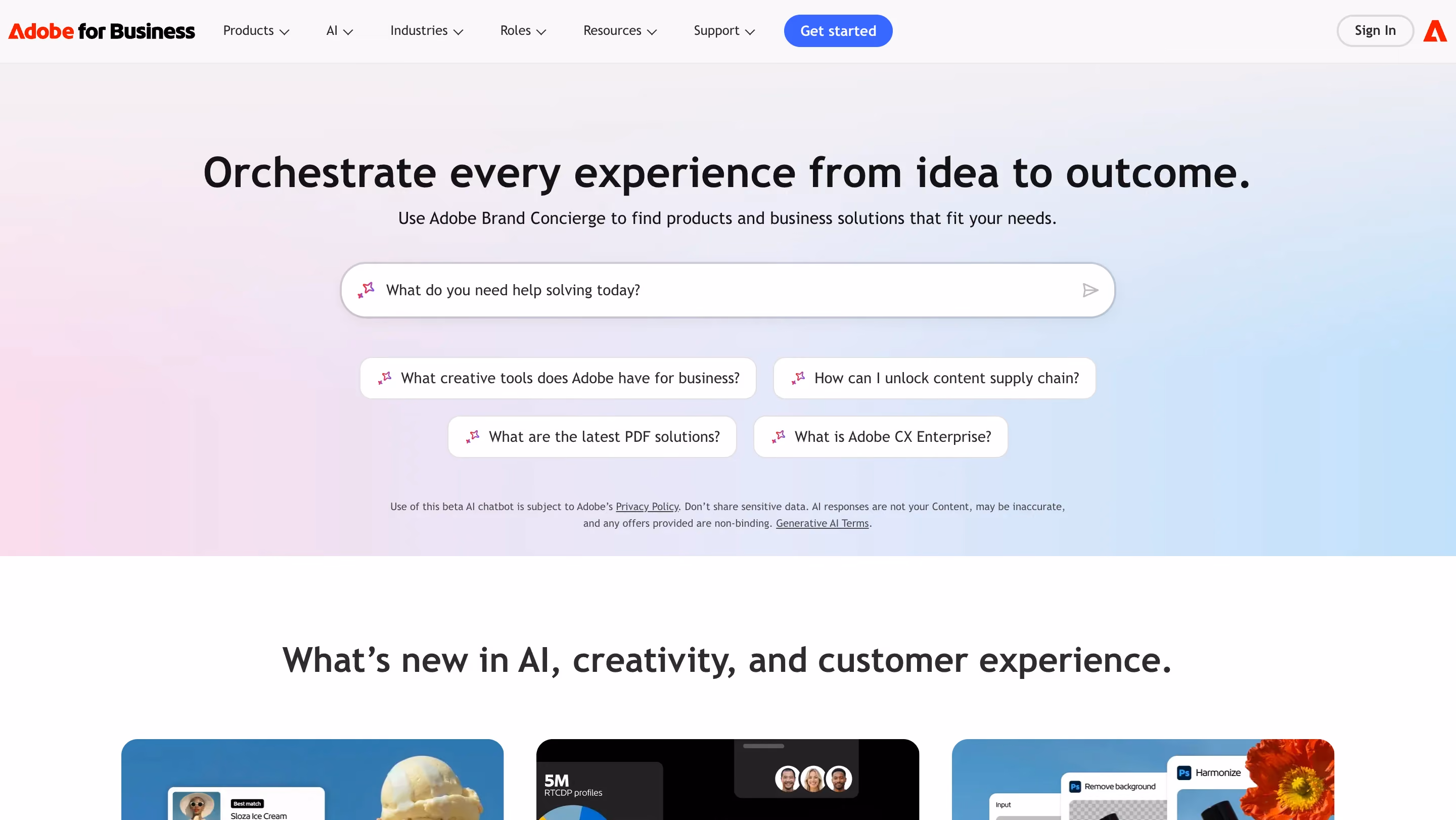 adobe experience cloud homepage
