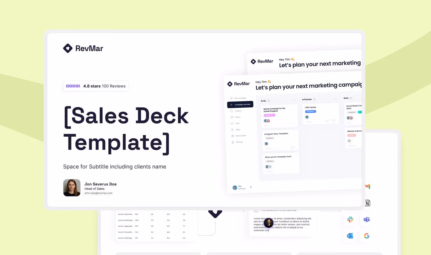 Sales Deck Template