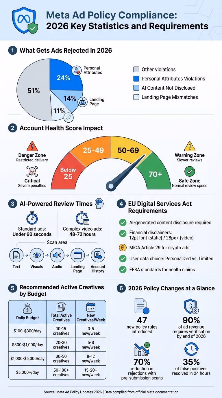 meta ad policy compliances infographic 2026