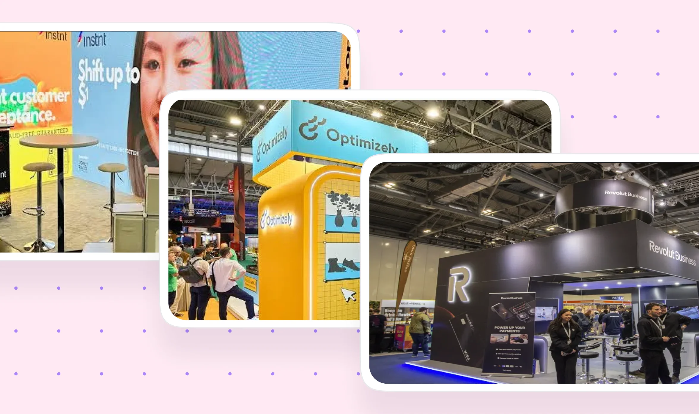 Blog banner of trade show booth design examples