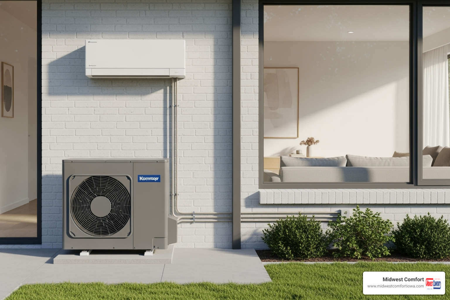 indoor and outdoor units of a heat pump system - heat pump installation des moines indoor and outdoor units of a heat pump system - heat pump installation des moines