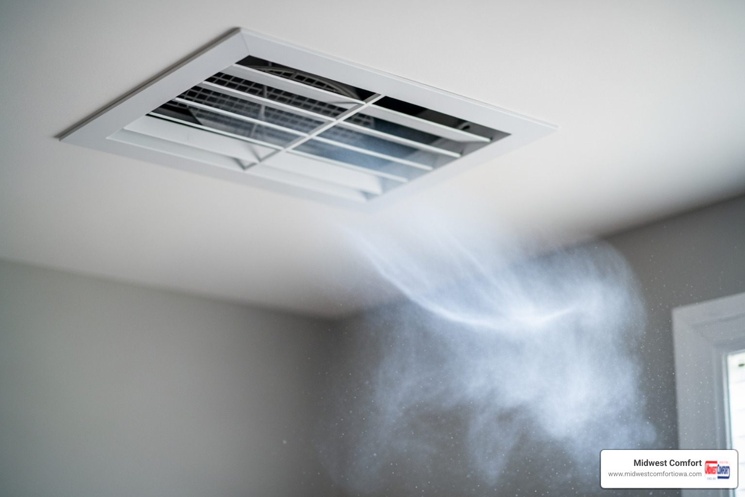 clean air flowing through a home from a vent - residential heat pump altoona