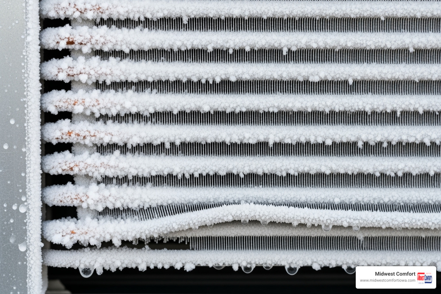 AC unit with visible frost on the coils - urgent cooling repair polk city