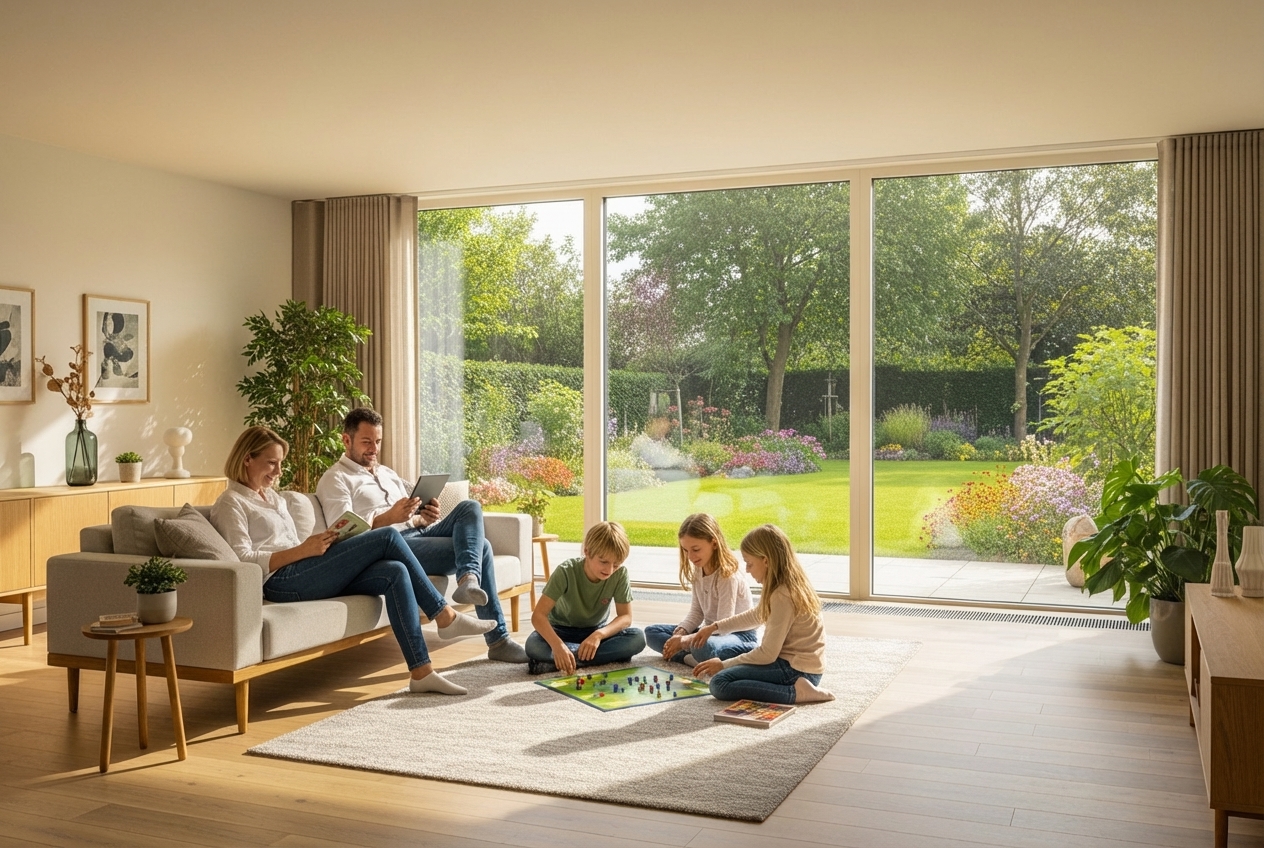 Infographic showing four key benefits of home energy audits: a dollar sign representing 5-30% cost savings on energy bills, a comfortable home icon for improved year-round comfort, an upward arrow showing up to 3% increased home resale value, and a leaf symbol for reduced carbon footprint and environmental impact - energy efficiency & audits Infographic showing four key benefits of home energy audits: a dollar sign representing 5-30% cost savings on energy bills, a comfortable home icon for improved year-round comfort, an upward arrow showing up to 3% increased home resale value, and a leaf symbol for reduced carbon footprint and environmental impact - energy efficiency & audits