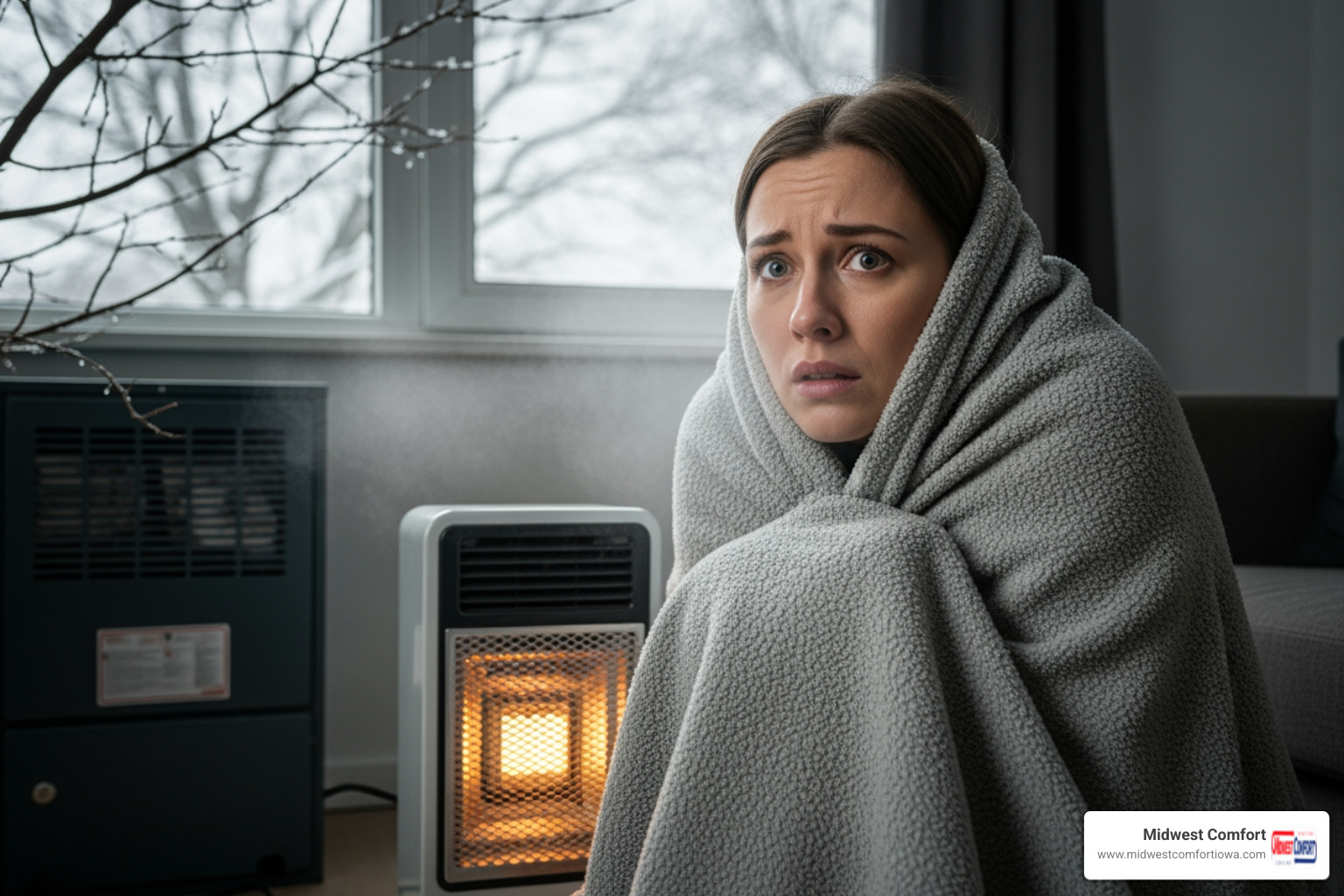 Infographic explaining initial furnace troubleshooting steps a homeowner can take - My heat just went out. Who provides emergency furnace service in Johnston?"