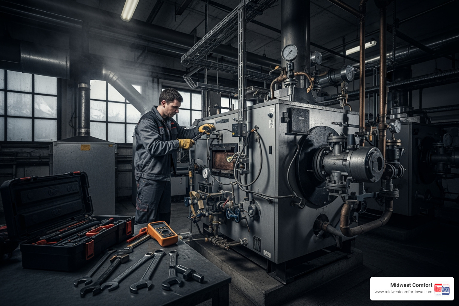 commercial boiler repair in des moines, ia