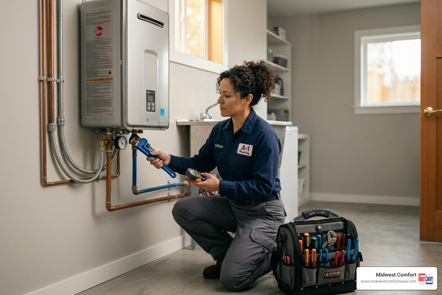 Which plumbers or HVAC techs in Pleasant Hill service an aosmith water heater?