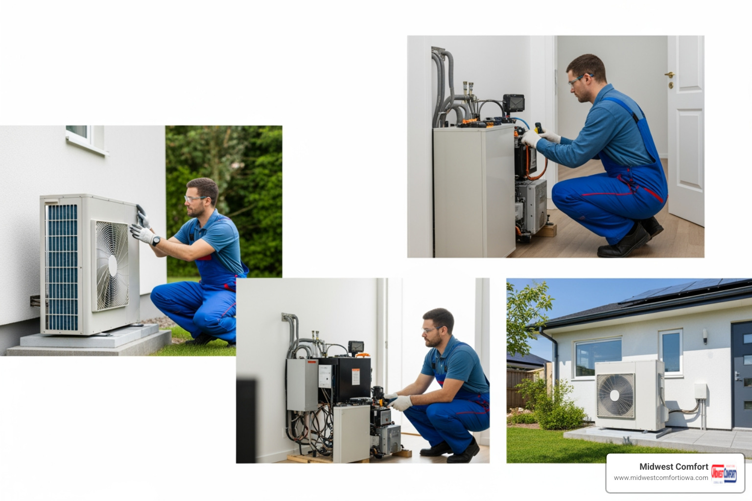 infographic showing the complete AC installation process from initial home assessment through system selection, old unit removal, new equipment installation, electrical and refrigerant connections, and final testing with typical timeline of 4-8 hours - ac installation in altoona ia infographic showing the complete AC installation process from initial home assessment through system selection, old unit removal, new equipment installation, electrical and refrigerant connections, and final testing with typical timeline of 4-8 hours - ac installation in altoona ia
