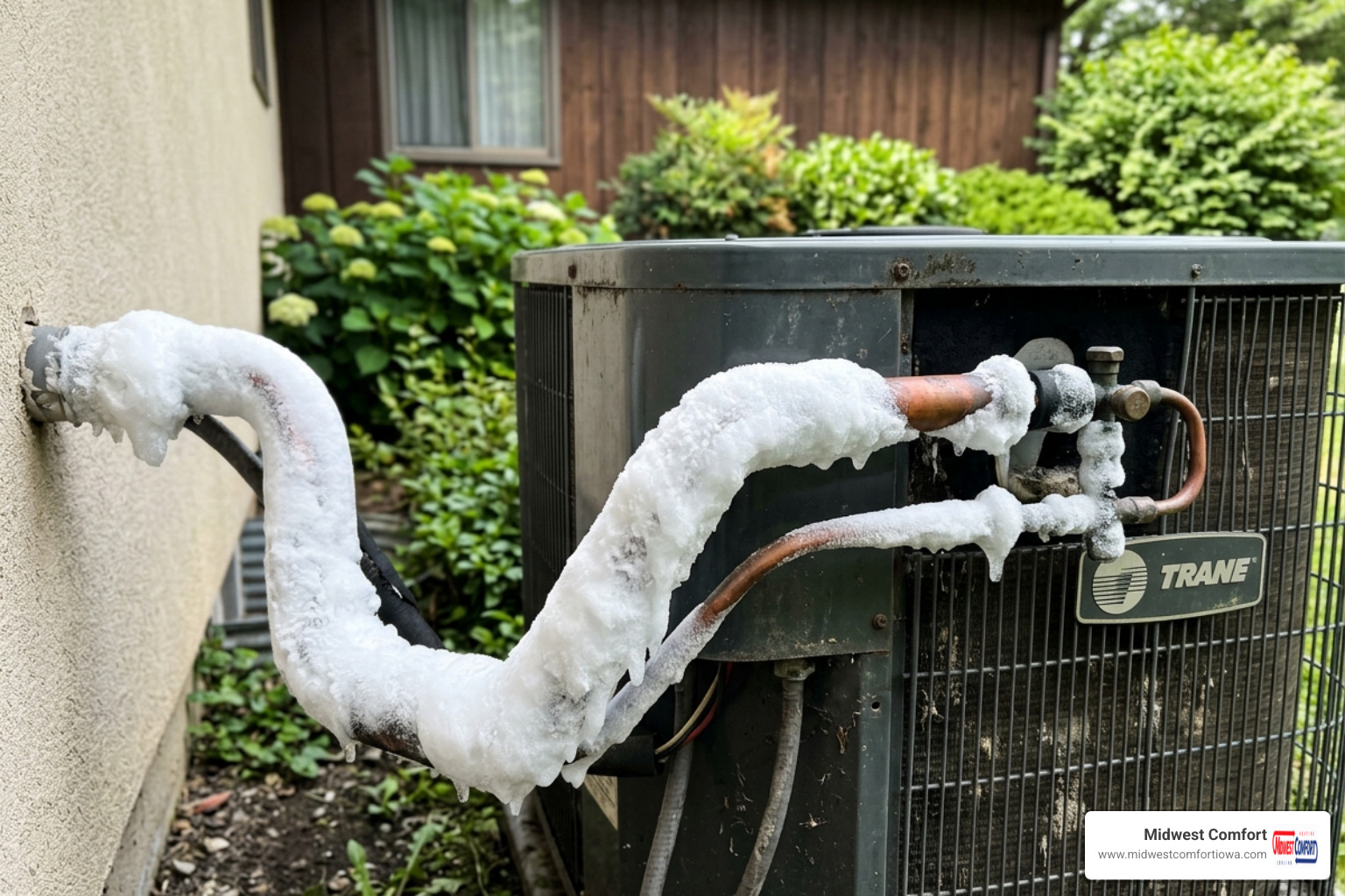 ice on refrigerant lines outside the home near the AC unit - ice forming on your ac unit causes and what to do ice on refrigerant lines outside the home near the AC unit - ice forming on your ac unit causes and what to do