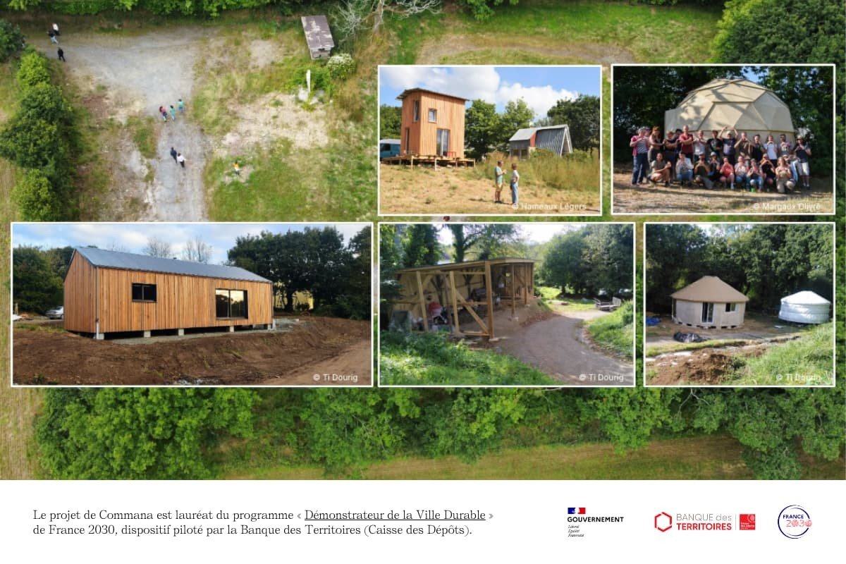 Projet et collectif du hameau léger de Commana