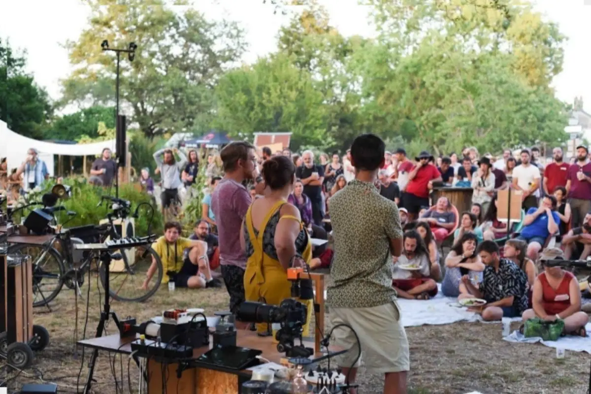Temps d'inauguration de la première édition du festival des Palourdes en 2022