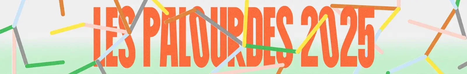 Bannière illustrative de l'édition 2025 du festival Les Palourdes