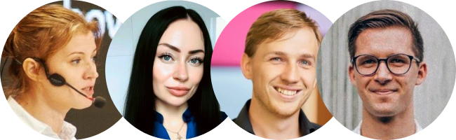 Panelists Patrycja Wegrzynowicz, Katarzyna Brzozowska, Tomasz Rudnicki and Daniel Krasnokucki