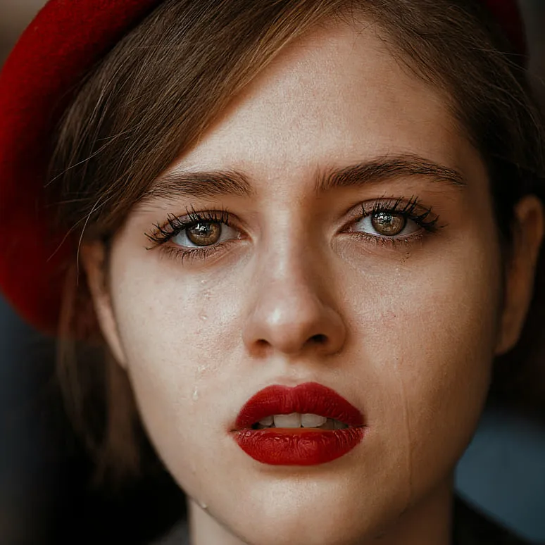 Portraite photo in portfolio

