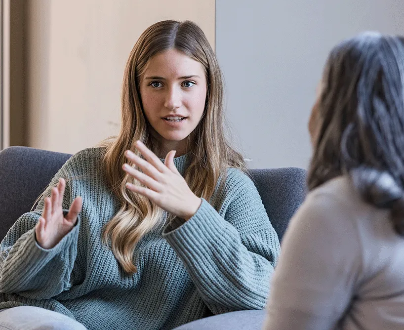 CBS Studienberatung - Eine Studentin im Beratungsgespräch