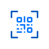 TOKEN2049 QR code in blue and white, representing Singapore conference event