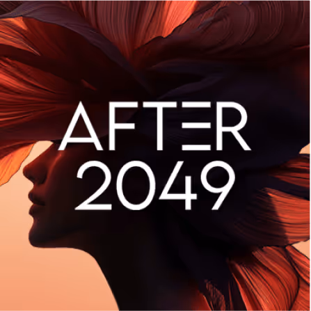 AFTER 2049 party event poster