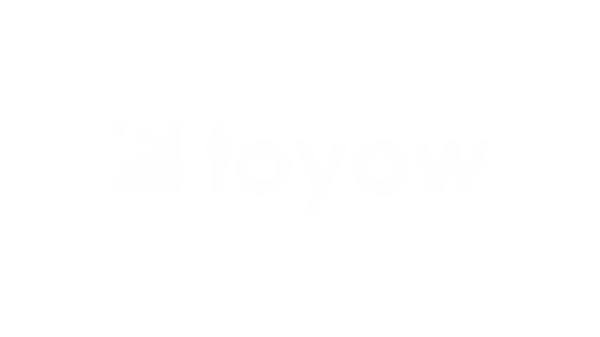 Toyow brand logo in white text on a black background.