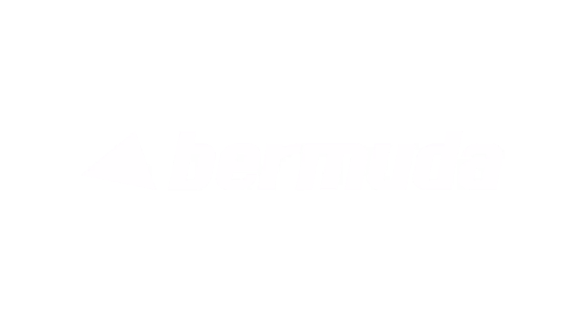 Bermuda logo with stylized triangle icon on the left and the word 'Bermuda' in bold typography on a black background.