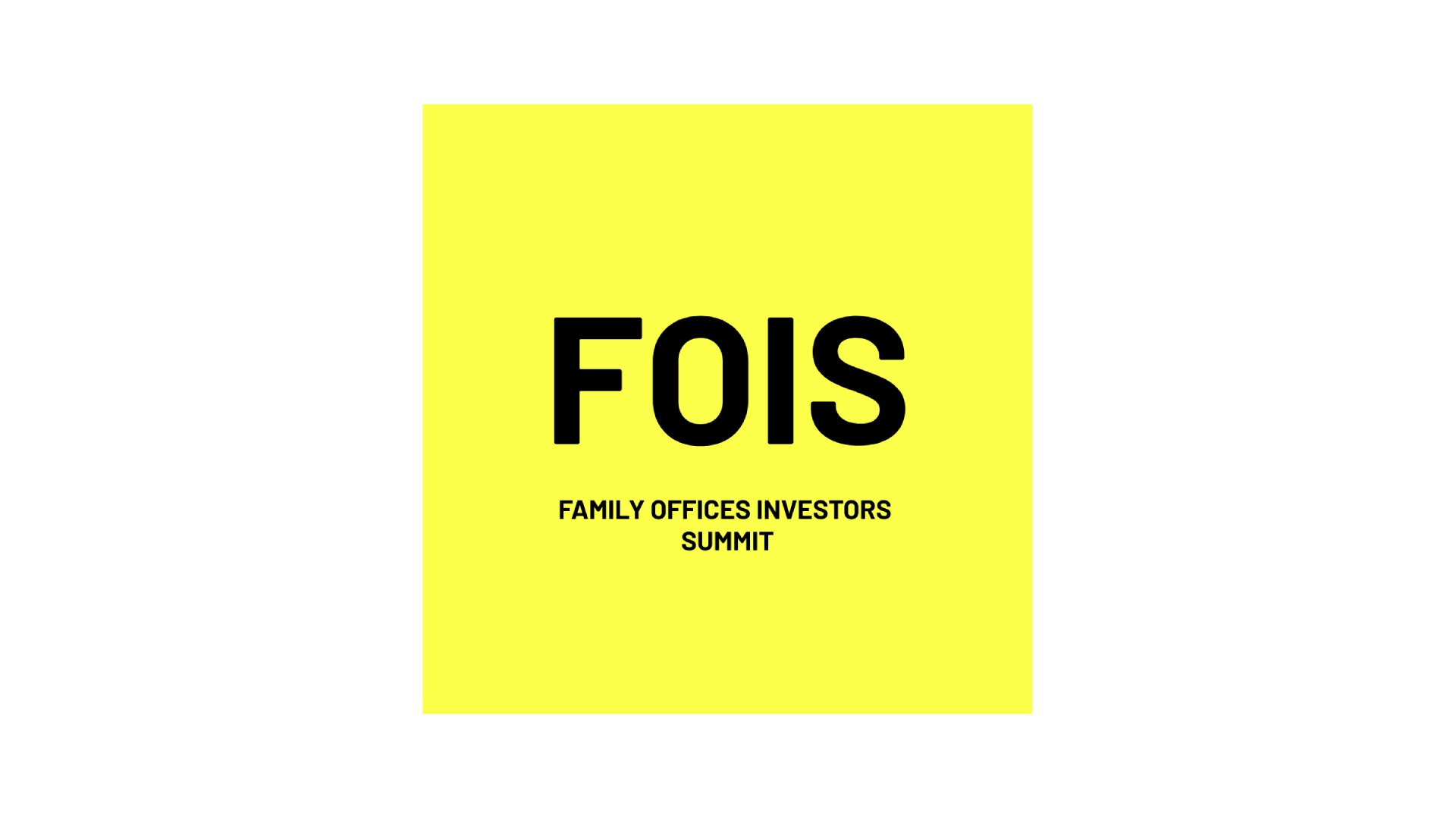 Family Offices Investors Summit 